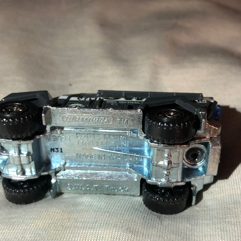 Mattel Gray SWAT Police Vehicle
